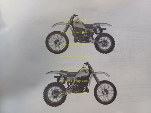 Yamaha YZ 490 K 23X 1983 catalogo ricambi originale moto …