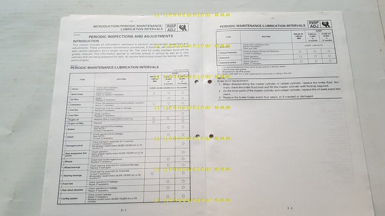 Yamaha YZF 1000 R 1996-97 Service Information manuale officina INGLESE …