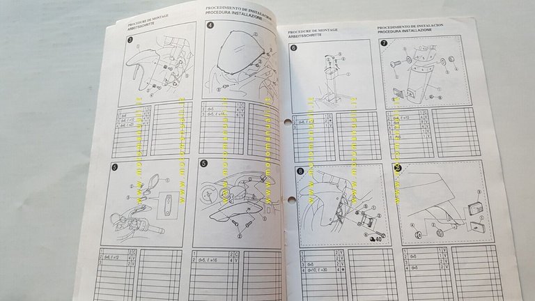 Yamaha YZF 600 R 1996 manuale assemblaggio officina originale no …