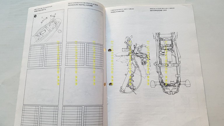 Yamaha YZF 600 R 1996 manuale assemblaggio officina originale no …