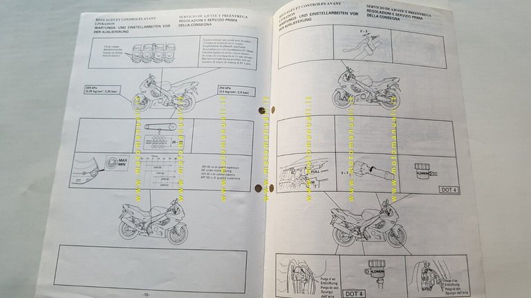 Yamaha YZF 600 R 1996 manuale assemblaggio officina originale no …