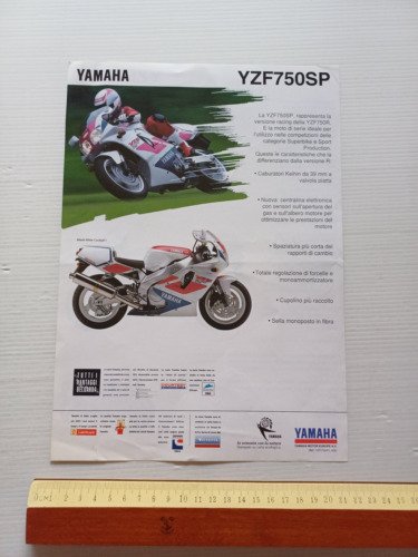 Yamaha YZF 750 SP - R 1993 depliant originale ITALIANO