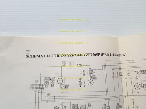 Yamaha YZF 750 SP- R SI5-4HD 1995 Service Information manuale …