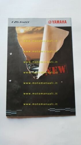 Yamaha YZF R1 - FZ6 Fazer depliant originale moto ITALIANO …