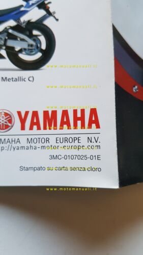 Yamaha YZF R1 1000 - R6 600 2001 depliant italiano …