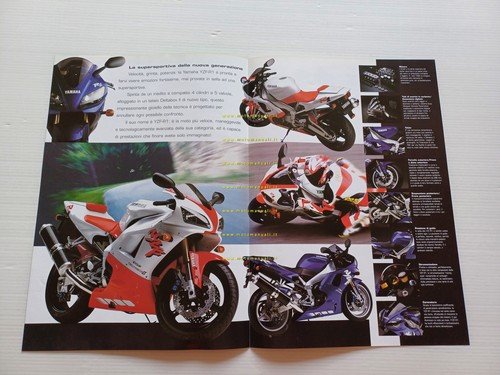 Yamaha YZF R1 1000 1998 depliant italiano originale