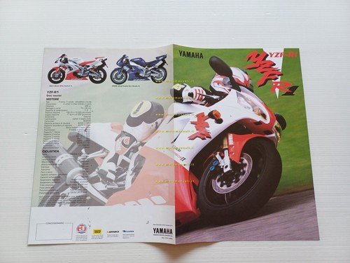 Yamaha YZF R1 1000 1998 depliant italiano originale