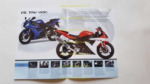 Yamaha YZF R1 1000 2002 depliant italiano originale