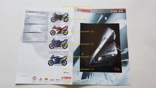 Yamaha YZF R1 1000 2002 depliant italiano originale