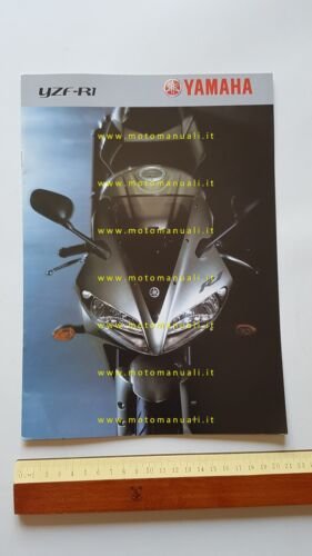 Yamaha YZF R1 1000 2003 depliant poster originale