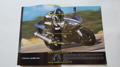 Yamaha YZF R1 1000 2003 depliant poster originale