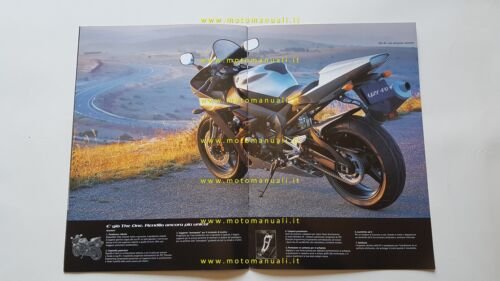 Yamaha YZF R1 1000 2003 depliant poster originale