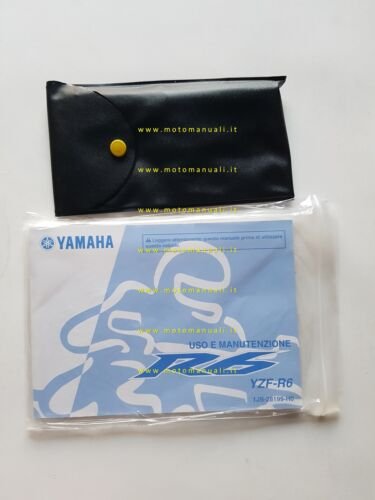 Yamaha YZF R6 1JS 2011 manuale uso manutenzione + trousse …