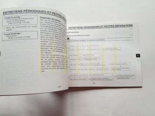 Yamaha YZF R6 2C0 2006 manuale uso manutenzione originale FRANCESE