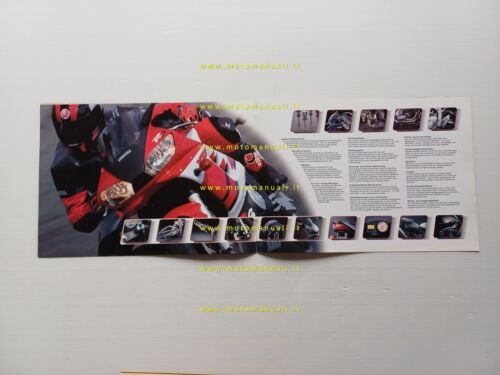 Yamaha YZF R6 600 1999 depliant TEDESCO originale