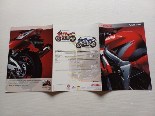 Yamaha YZF R6 600 2002 depliant italiano originale