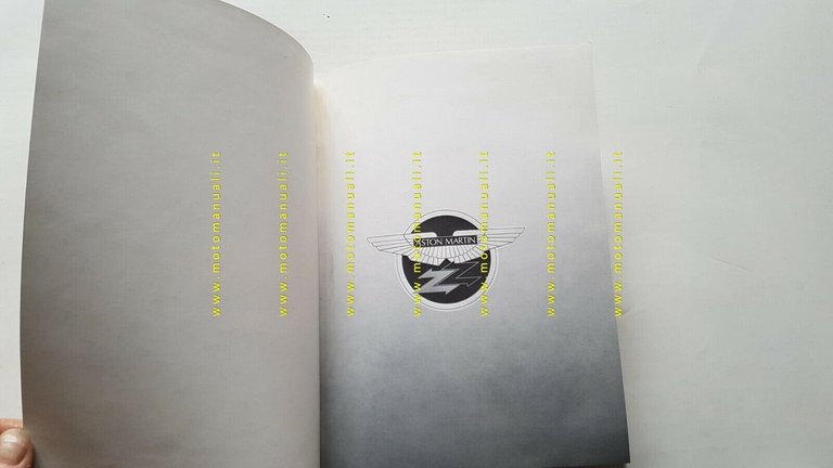 Zagato Aston Martin Vantage 1986 opuscolo cartella stampa originale ITALIANO