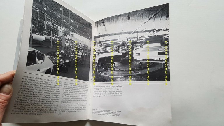 Zagato Aston Martin Vantage 1986 opuscolo cartella stampa originale ITALIANO