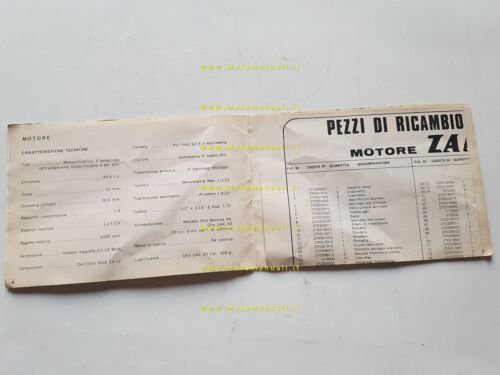 Zanella 50 V3 manuale uso manutenzione + catalogo ricambi italiano …