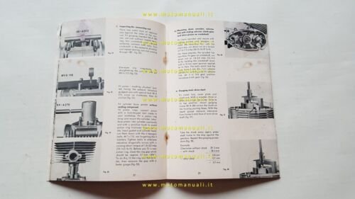 Zundapp 100-125 manuale officina motore INGLESE originale workshop manual