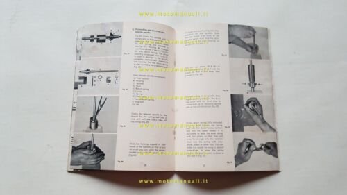 Zundapp 100-125 manuale officina motore INGLESE originale workshop manual