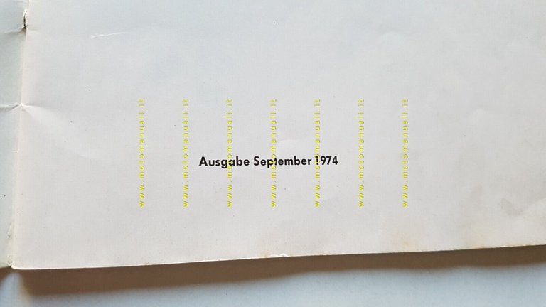 Zundapp 125 1974 manuale officina motore TEDESCO originale workshop manual
