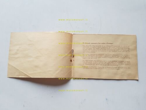 Zundapp 50 motore Combimot manuale uso manutenzione originale italiano