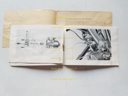 Zundapp 50 motore Combimot manuale uso manutenzione originale italiano