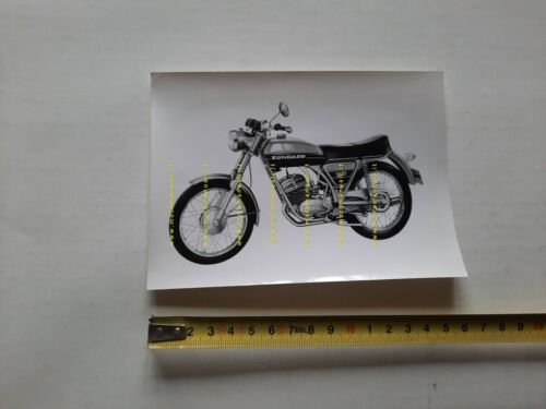 Zndapp KS 125 Sport 1971 foto cartella stampa originale no …