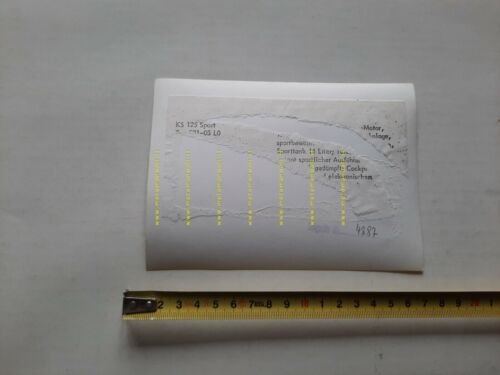 Zndapp KS 125 Sport 1971 foto cartella stampa originale no …