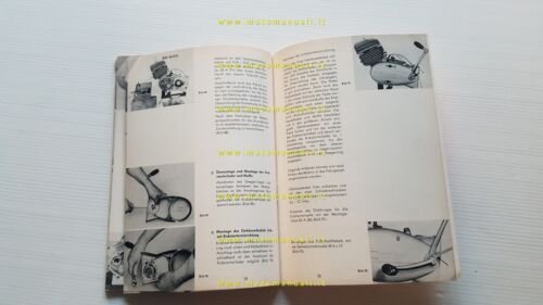 Zundapp motore 50 5V 1973 manuale officina TEDESCO originale