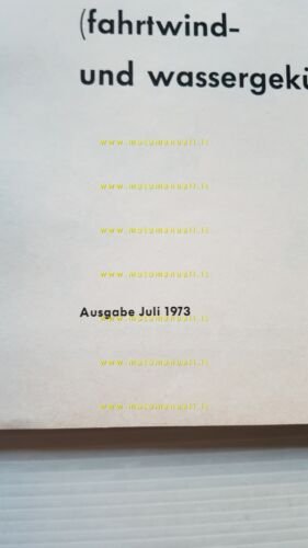 Zundapp motore 50 5V 1973 manuale officina TEDESCO originale