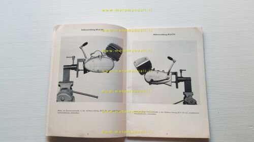 Zundapp motore 50 5V 1973 manuale officina TEDESCO originale