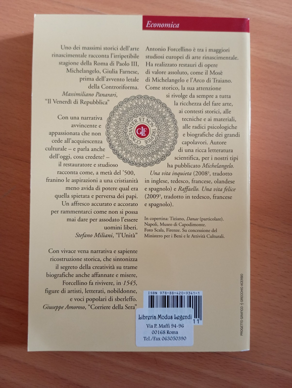 1545. Gli ultimi giorni del Rinascimento, Antonio Forcellino, Laterza, 2010 | Immagine Gallery 4