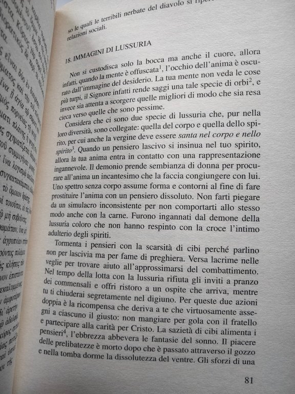 A eulogio sulla confesisone dei pensieri, Evagrio Pontico, San Paolo, …