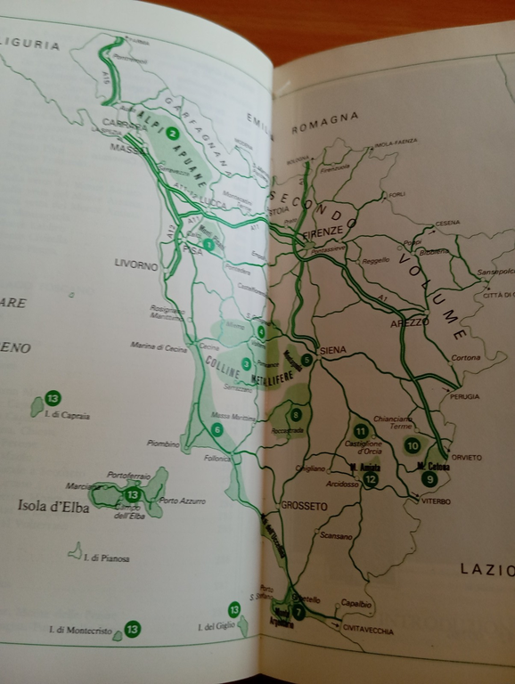 A piedi in Toscana, Pratesi - Arrighi, Edizioni Iter, 1987