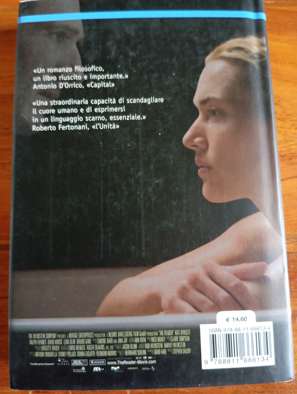 A voce alta, The reader, Bernhard Schlink, Garzanti, 2009