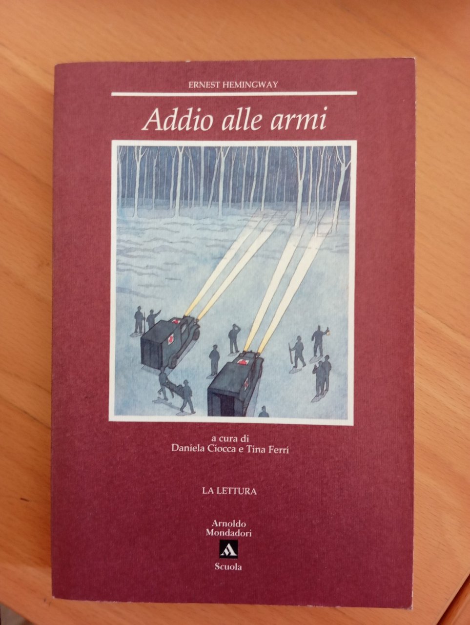 Addio alle armi, Ernest Hemingway, Mondadori scuola - La lettura, … | Immagine principale