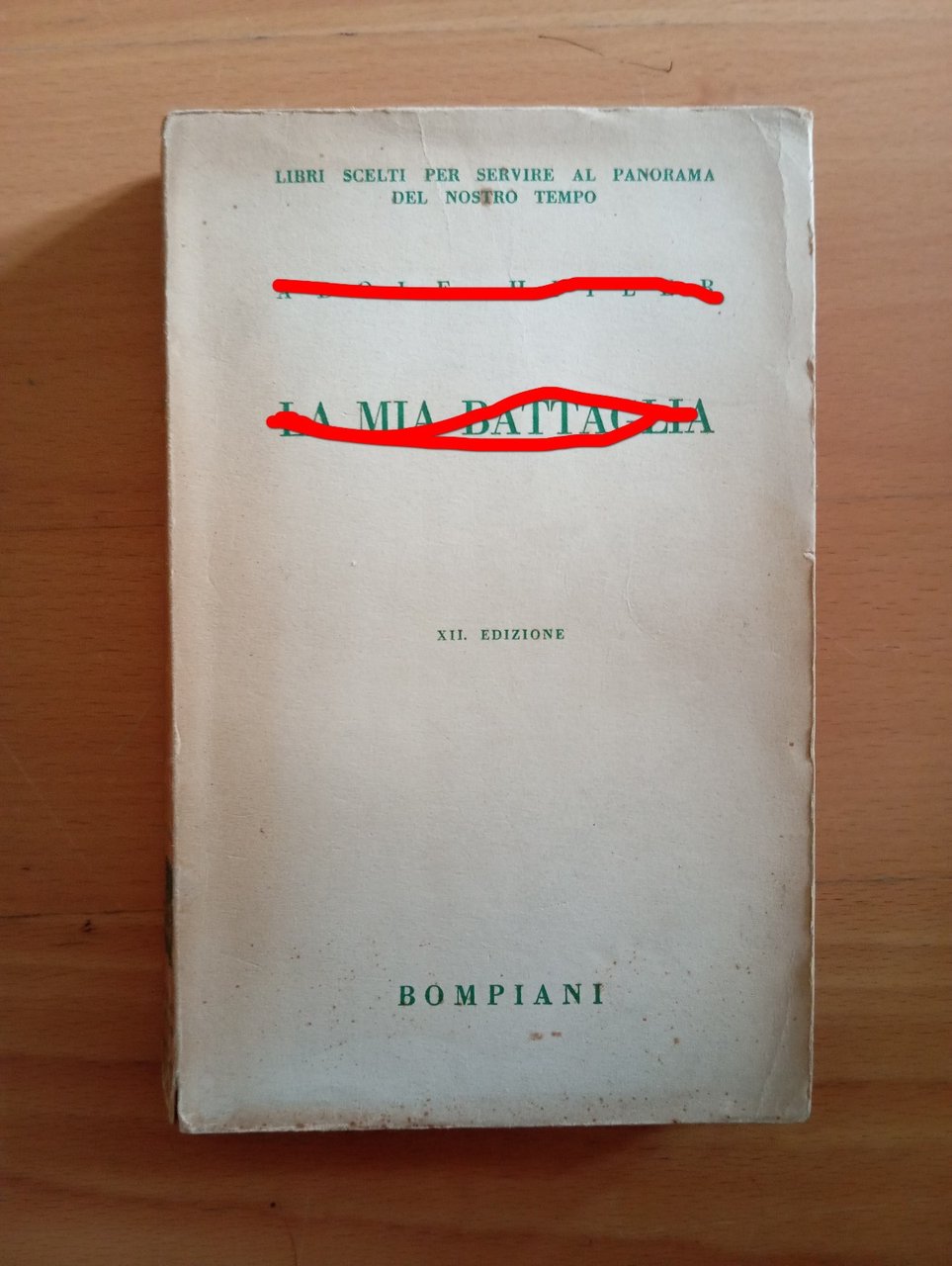 Adolf H. La mia battaglia, Bompiani, 1940 | Immagine principale