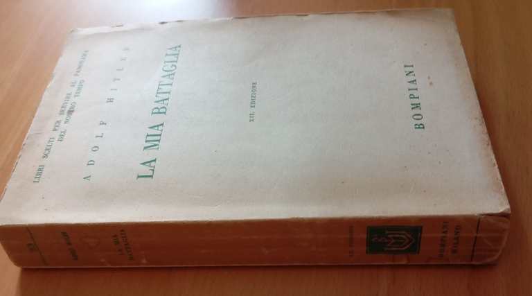 Adolf H. La mia battaglia, Bompiani, 1940 | Immagine Gallery 2