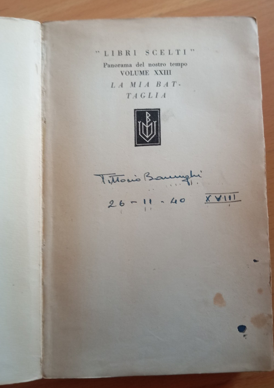 Adolf H. La mia battaglia, Bompiani, 1940 | Immagine Gallery 5