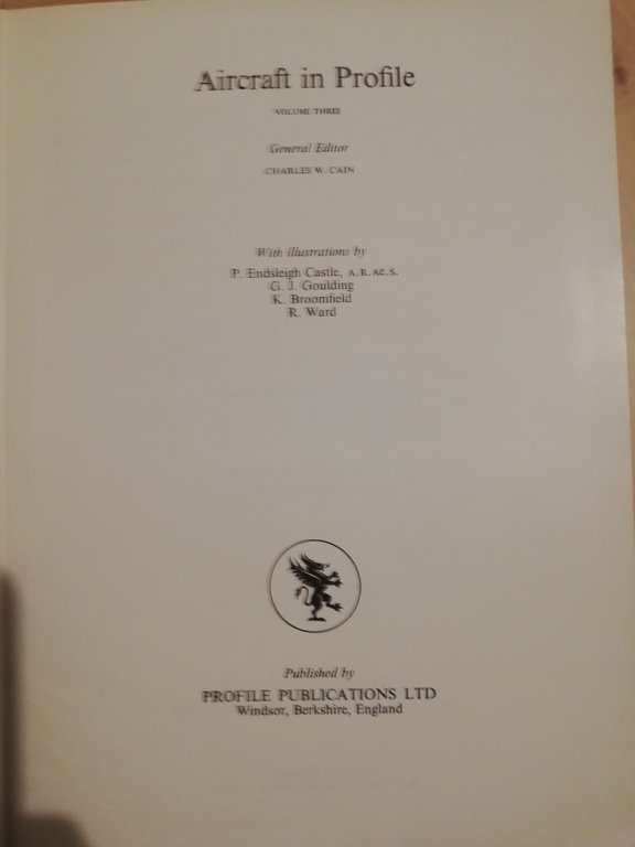 Aircraft in profile, vol. 3, 1971, Profile pubblications | Immagine Gallery 13