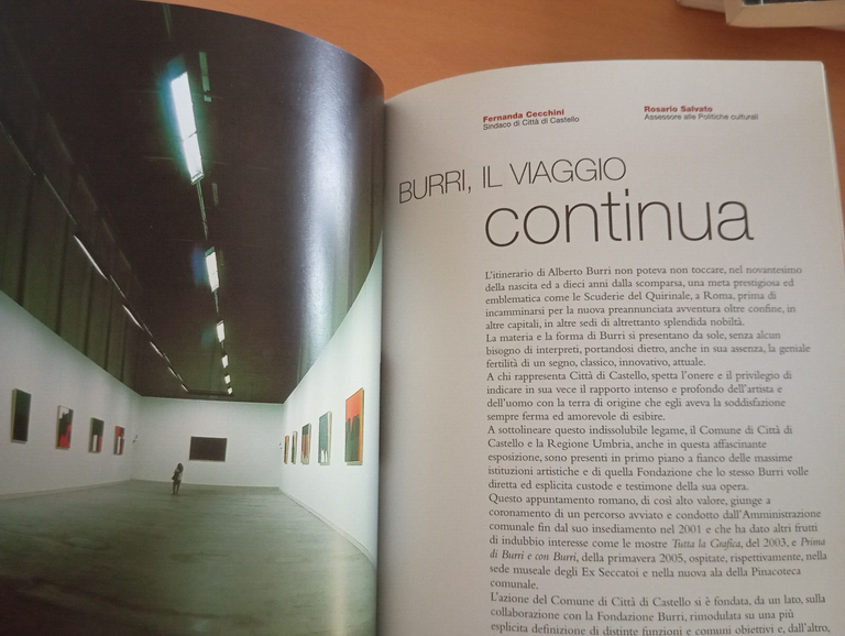 Alberto Burri, La mia umbria, Fuaié, 2005