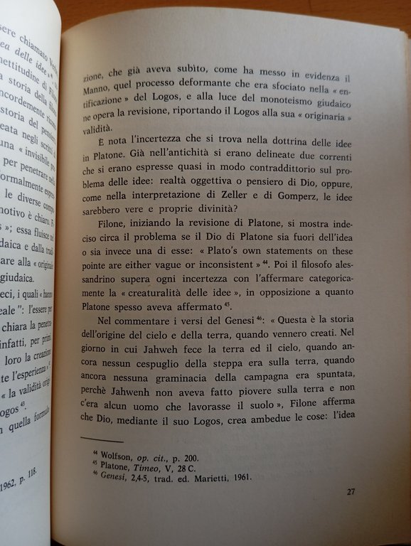 Alla luce del "logos". Filone d'Alessandria, Francesco Siciliano, 1975 | Immagine Gallery 8