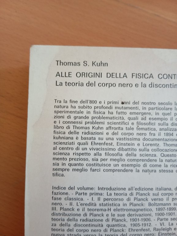 Alle origini della fisica contemporanea, Thomas S. Kuhn, Il Mulino, … | Immagine Gallery 6