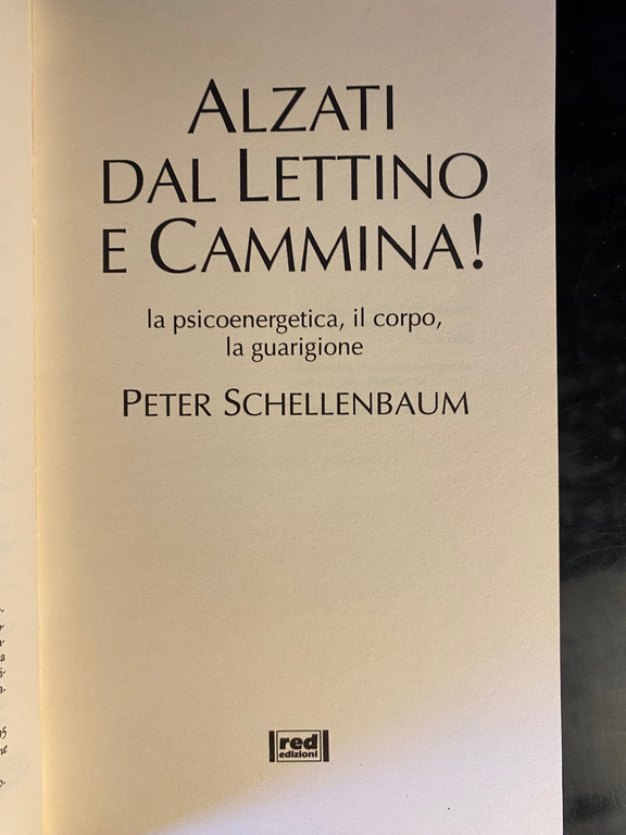 Alzati dal lettino e cammina!, Peter Schellenbaum RED, 1995