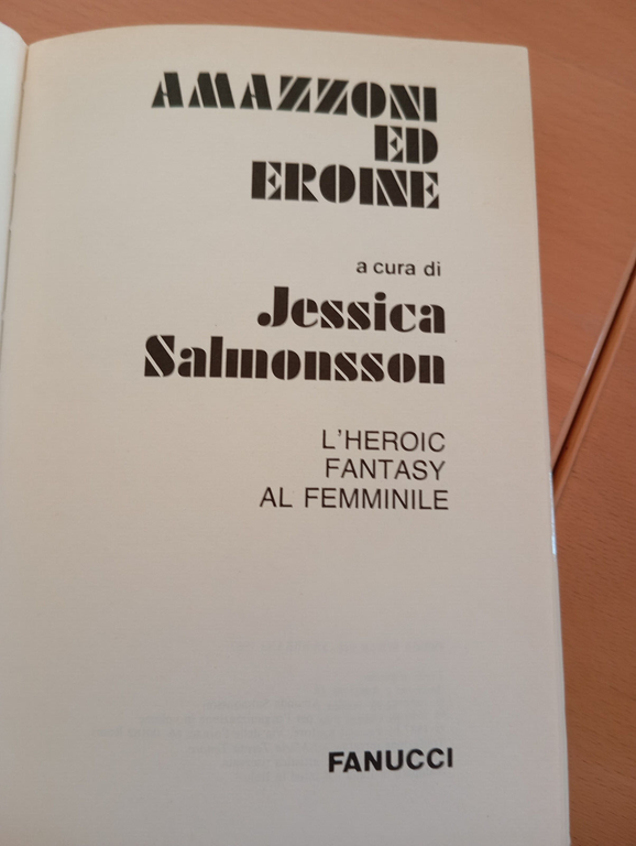 Amazzoni ed eroine. Enciclopedia della fantascienza, J. Salmonsson, Fanucci 1987