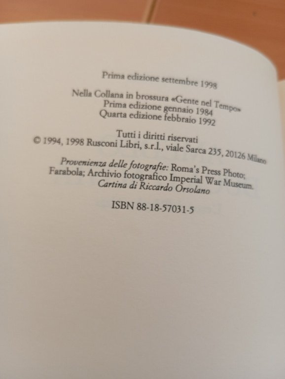 Amedeo Duca d'Aosta. L'eroe dell'Amba Alagi, Gigi Speroni, Rusconi, 1998