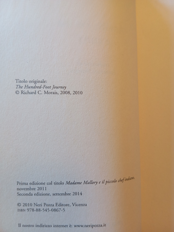 Amore, cucina e curry, Richard C. Morais, Neri Pozzza, 2014