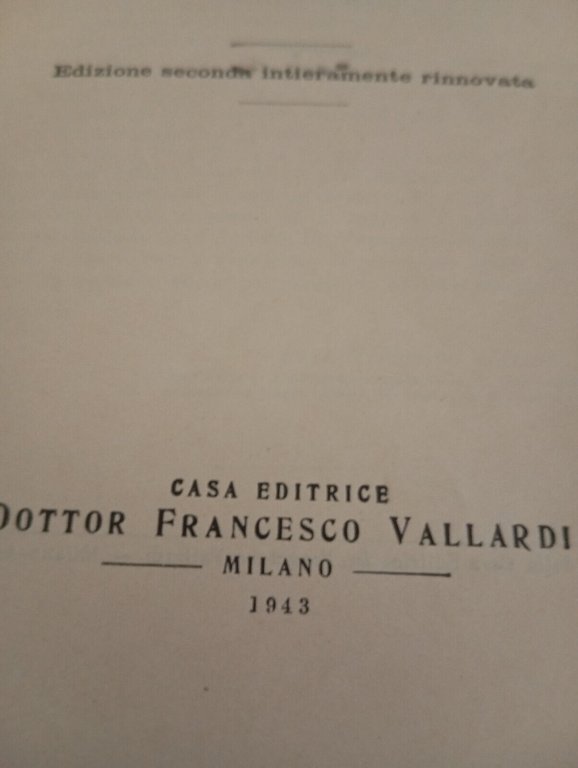 Anatomia e fisiologia degli animali agricoli, Vallardi, 1943, per collezionisti